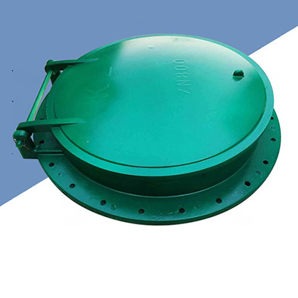 玻璃钢圆形拍门图片2