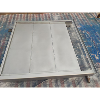 铝合金叠梁门图片6